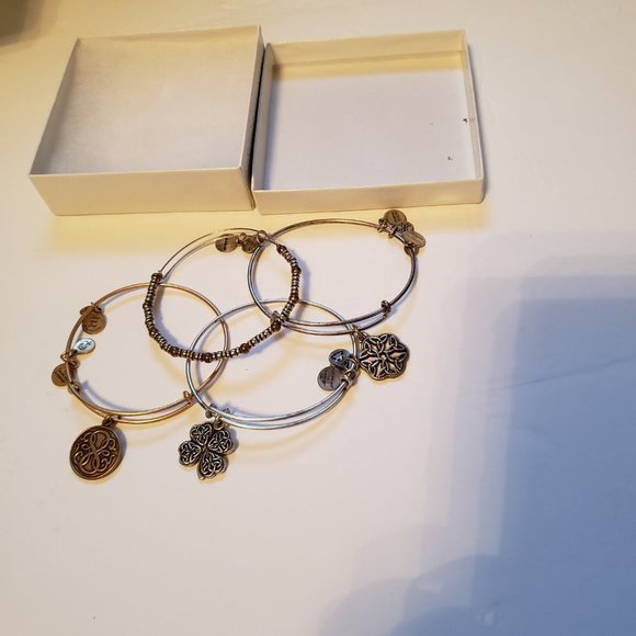Alex and Ani Shamrock Bracelets Set - Picture 5 of 6